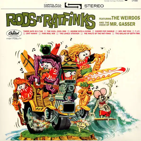 Mr. Gasser & the Weirdos - Rods & Ratfinks - New Lp Record Store Day 2011 Sundazed USA RSD Vinyl - Surf Rock Order Now
