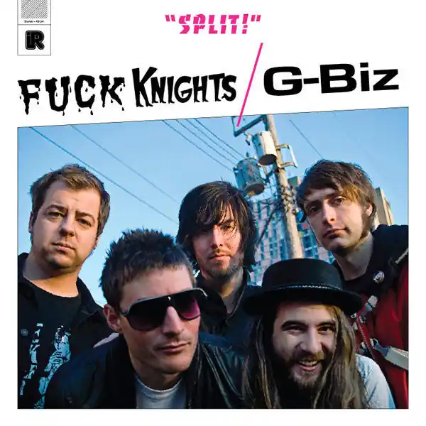 Free Delivery Fuck Knights / G-Biz - "SPLIT" - New EP Record 2009 Ionik USA Vinyl - Minneapolis Garage Rock / Punk