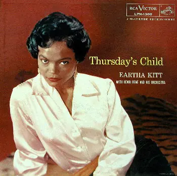 Eartha Kitt - Thursday's Child - VG+ Lp Record 1956 RCA USA Vinyl - Jazz Vocal / Pop While Supplies Last