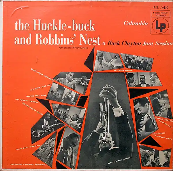 Buck Clayton – The Huckle-Buck And Robbins' Nest VG+ - 1955 Columbia 6 Eye Lbl Mono USA - Jazz - B2-061 Latest